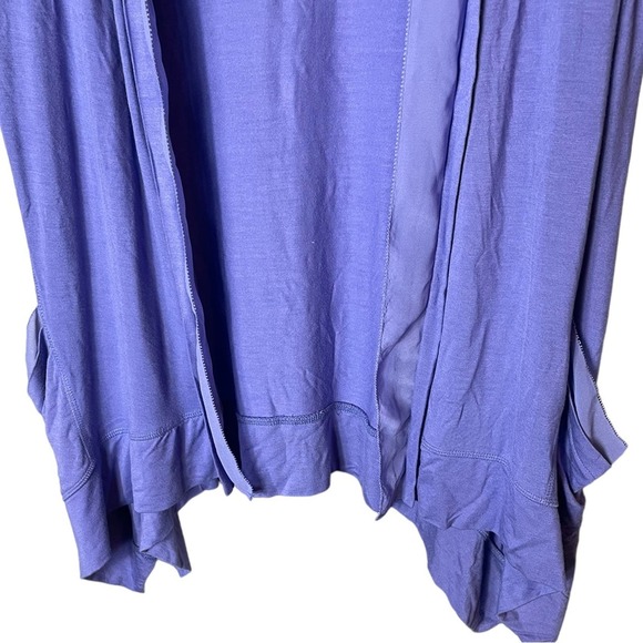 LOGO Lori Goldstein Women’s Open Front Cardigan Vest Size Small - Picture 4 of 6